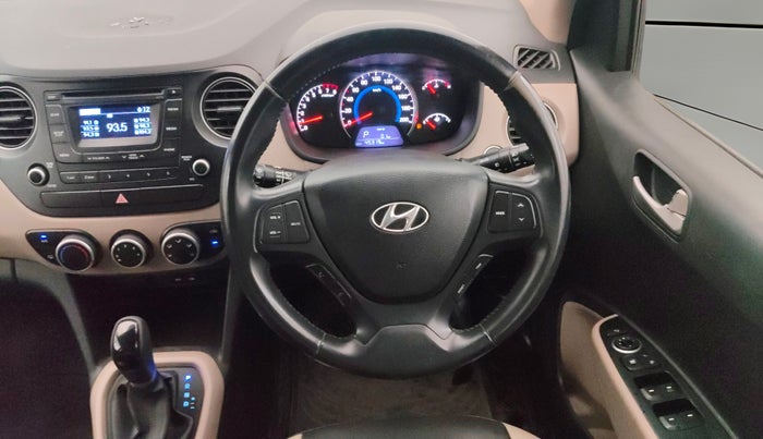 2015 Hyundai Grand i10 ASTA AT 1.2 KAPPA VTVT, Petrol, Automatic, 45,319 km, Steering Wheel Close Up