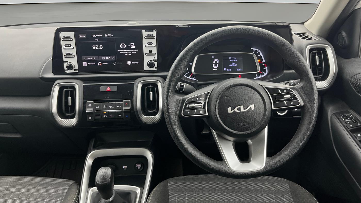 2023 KIA SONET HTK PLUS 1.0 IMT, Petrol, Manual, 9,531 km, Steering Wheel Close Up