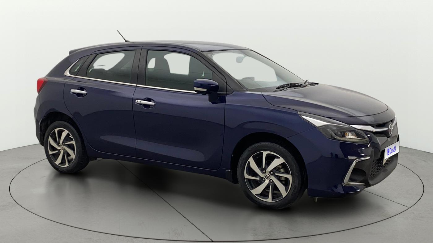 2022 Toyota Glanza V, Petrol, Manual, 48,063 km, Right Front Diagonal