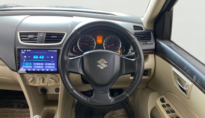 2015 Maruti Swift Dzire VXI, Petrol, Manual, 1,01,457 km, Steering Wheel Close Up