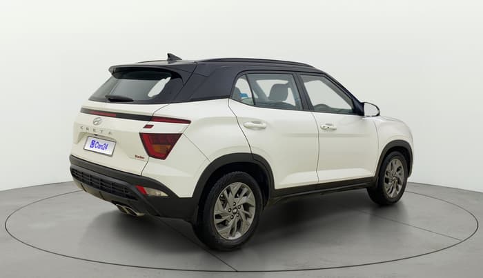 2021 Hyundai Creta SX (O) 1.4 TURBO DCT, Petrol, Automatic, 95,470 km, Right Back Diagonal
