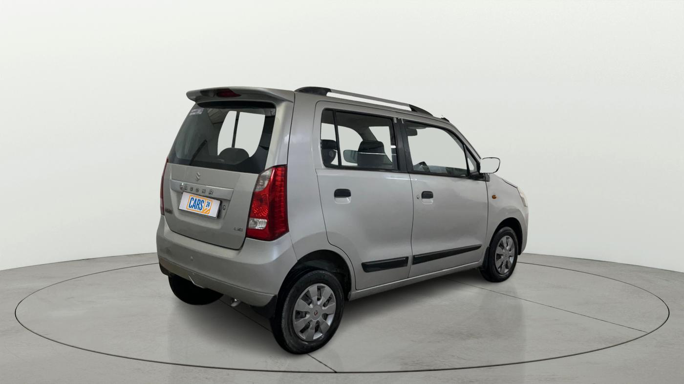 2014 Maruti Wagon R 1.0 LXI, Petrol, Manual, 87,492 km, Right Back Diagonal