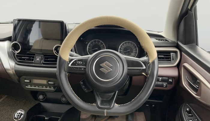 2023 Maruti FRONX DELTA PLUS 1.2MT, Petrol, Manual, 21,841 km, Steering Wheel Close Up