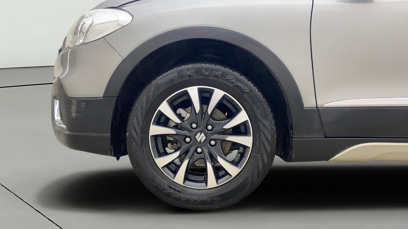 2022 Maruti S Cross ZETA 1.5, Petrol, Manual, 27,846 km, Left Front Wheel
