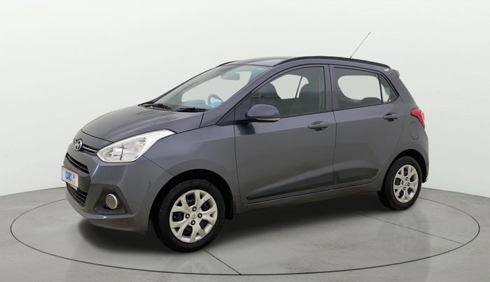 2015 Hyundai Grand i10 SPORTZ 1.2 KAPPA VTVT, Petrol, Manual, 60,052 km, Left Front Diagonal