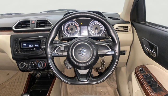 2019 Maruti Dzire VXI AMT, Petrol, Automatic, 54,298 km, Steering Wheel Close Up