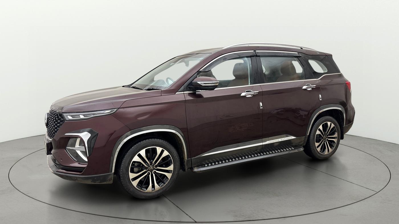 2022 MG HECTOR PLUS SHARP 1.5 PETROL TURBO CVT 6-STR, Petrol, Automatic, 39,063 km, Left Front Diagonal