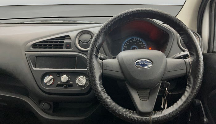2018 Datsun Redi Go A, Petrol, Manual, 38,074 km, Steering Wheel Close Up