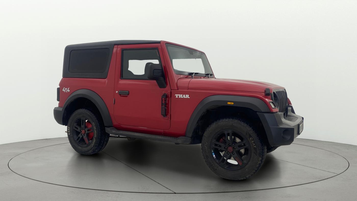 2022 Mahindra Thar LX HT PETROL 4WD MT, Petrol, Manual, 53,306 km, Right Front Diagonal