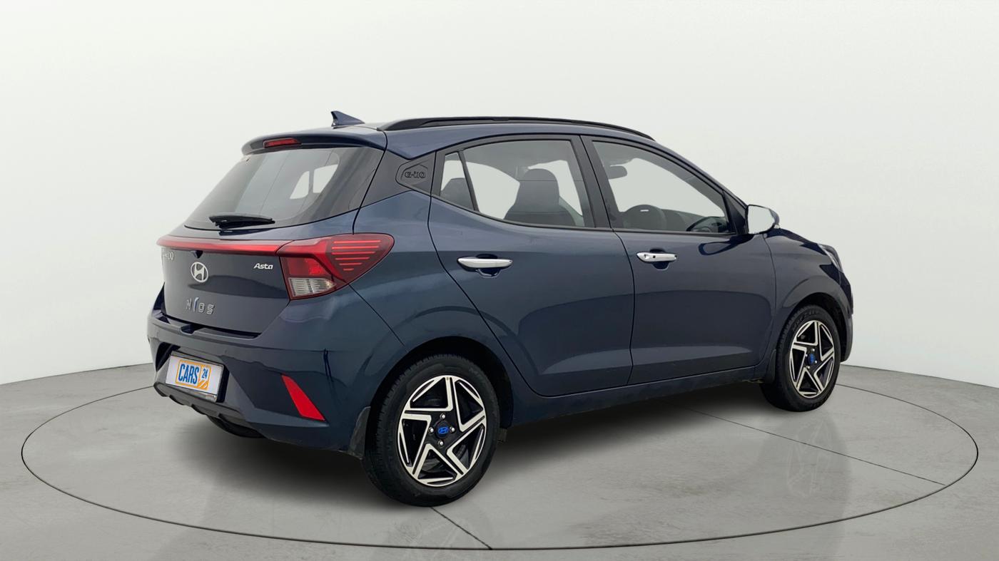 2023 Hyundai GRAND I10 NIOS ASTA 1.2 KAPPA VTVT, Petrol, Manual, 9,362 km, Right Back Diagonal