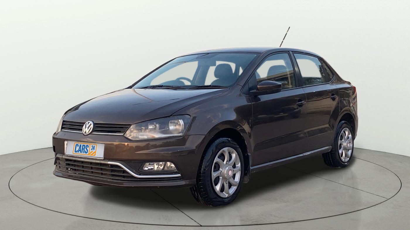 2016 Volkswagen Ameo TRENDLINE 1.2L, CNG, Manual, 1,39,671 km, Left Front Diagonal