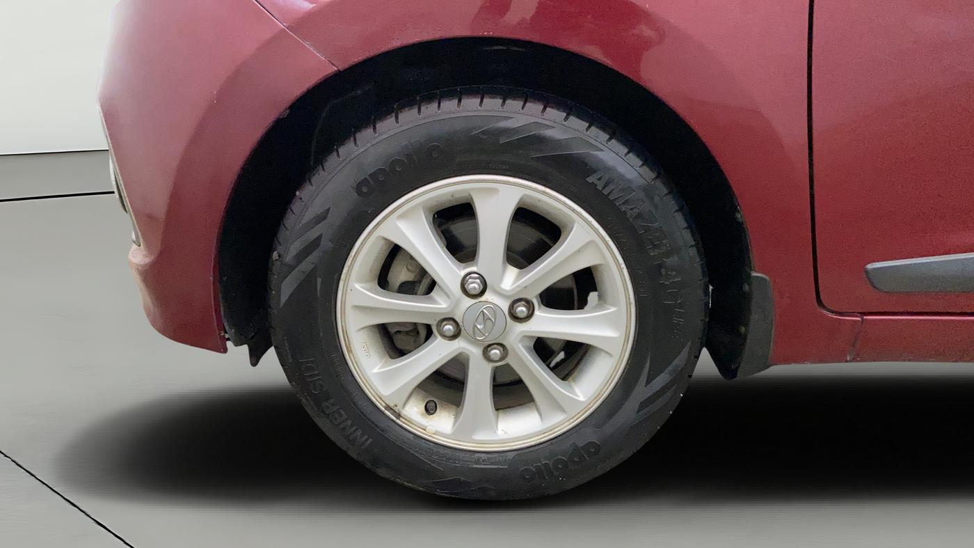 2014 Hyundai Grand i10 ASTA 1.2 KAPPA VTVT, Petrol, Manual, 72,675 km, Left Front Wheel