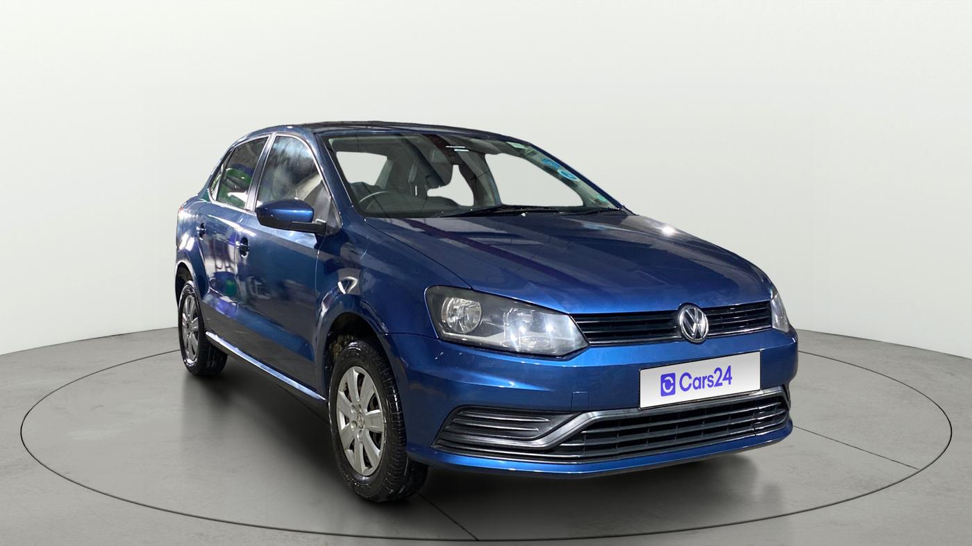 2017 Volkswagen Ameo TRENDLINE 1.2L, Petrol, Manual, 1,11,912 km, Right Front Diagonal
