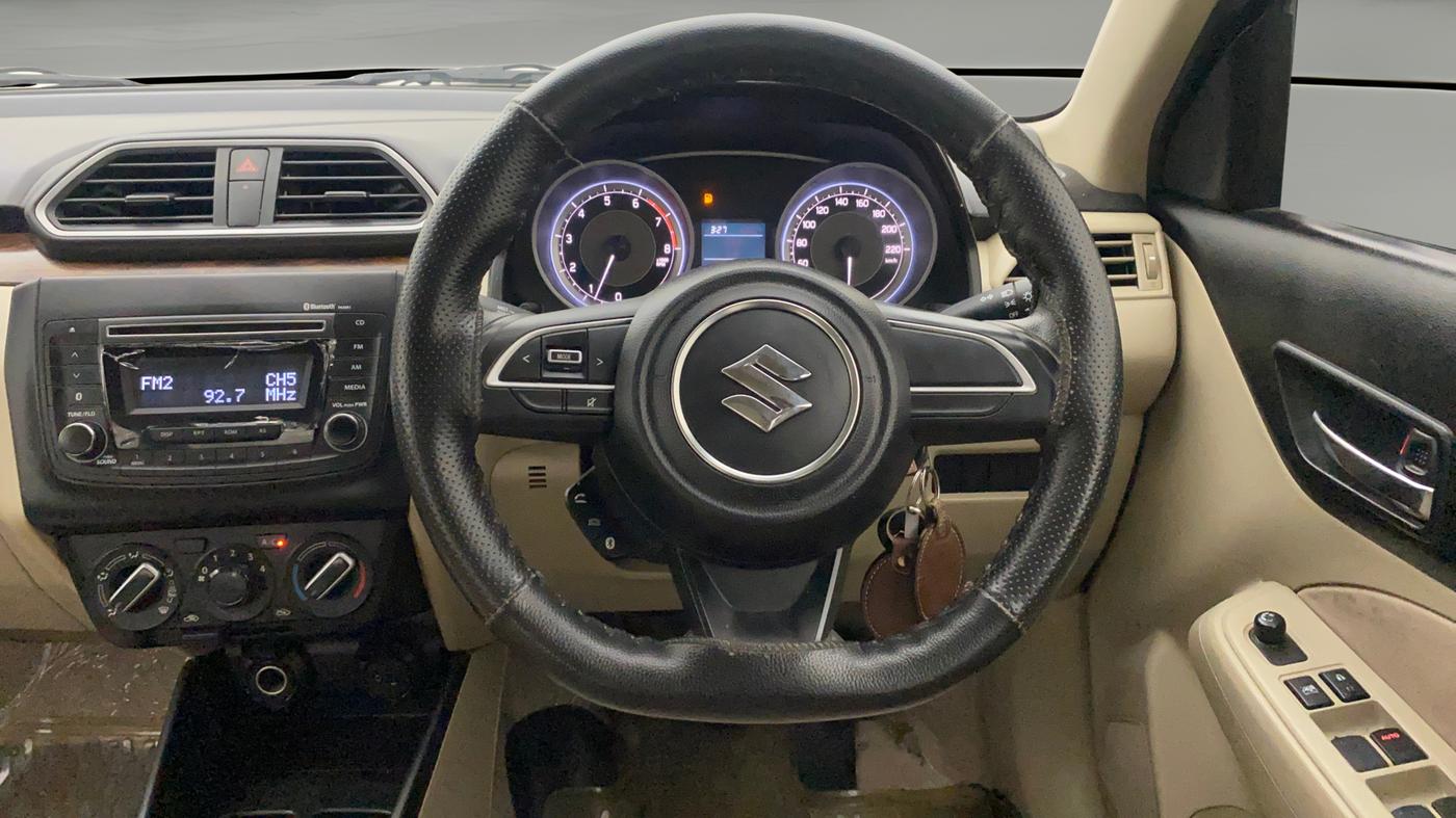 2017 Maruti Dzire VXI, Petrol, Manual, 34,400 km, Steering Wheel Close Up