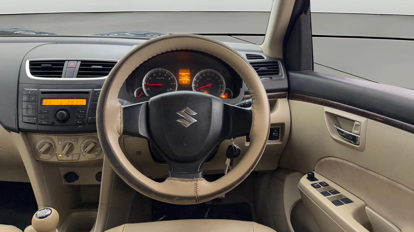 2014 Maruti Swift Dzire VXI, Petrol, Manual, 51,536 km, Steering Wheel Close Up