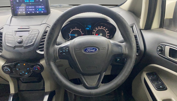 2017 Ford Ecosport TREND+ 1.5L DIESEL, Diesel, Manual, 1,19,047 km, Steering Wheel Close Up