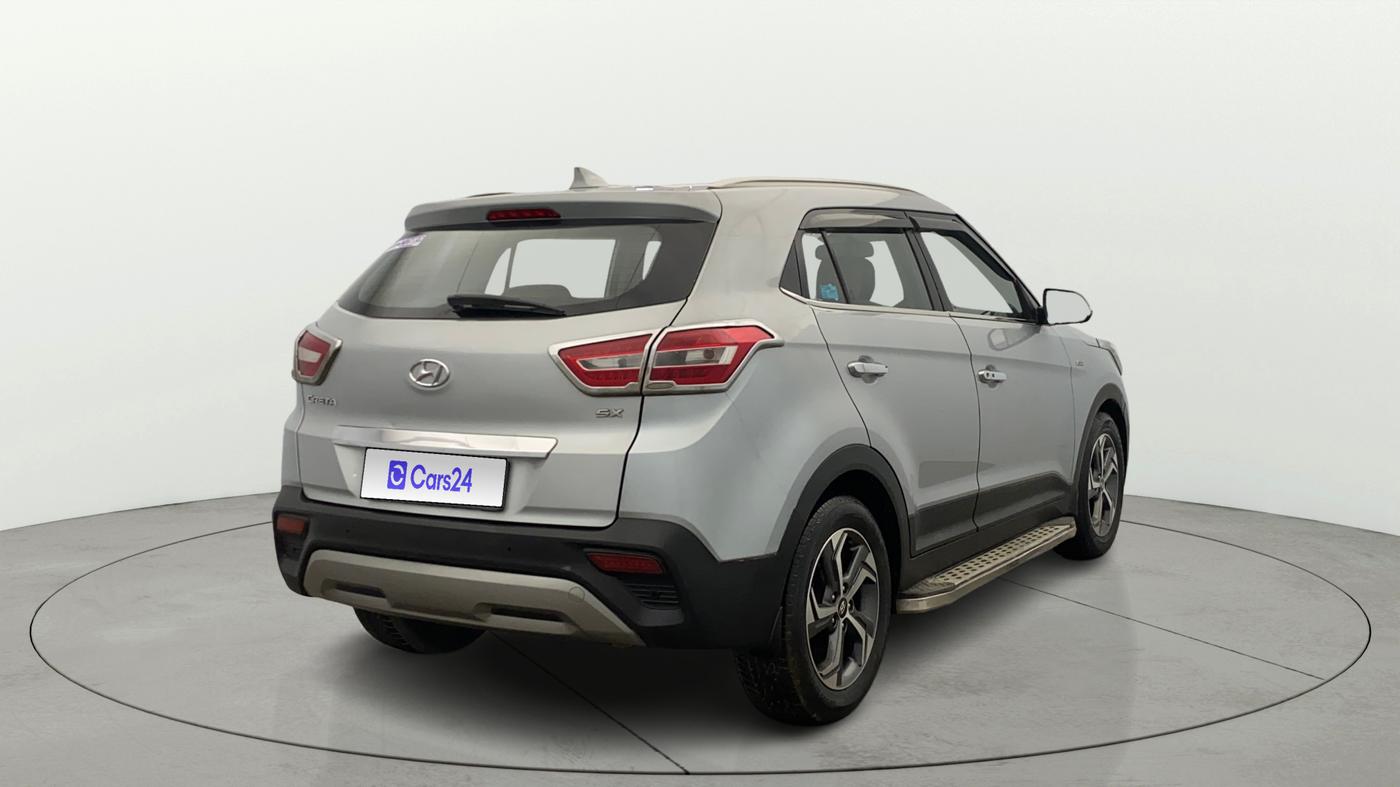 2019 Hyundai Creta SX AT 1.6 PETROL, Petrol, Automatic, 42,026 km, Right Back Diagonal