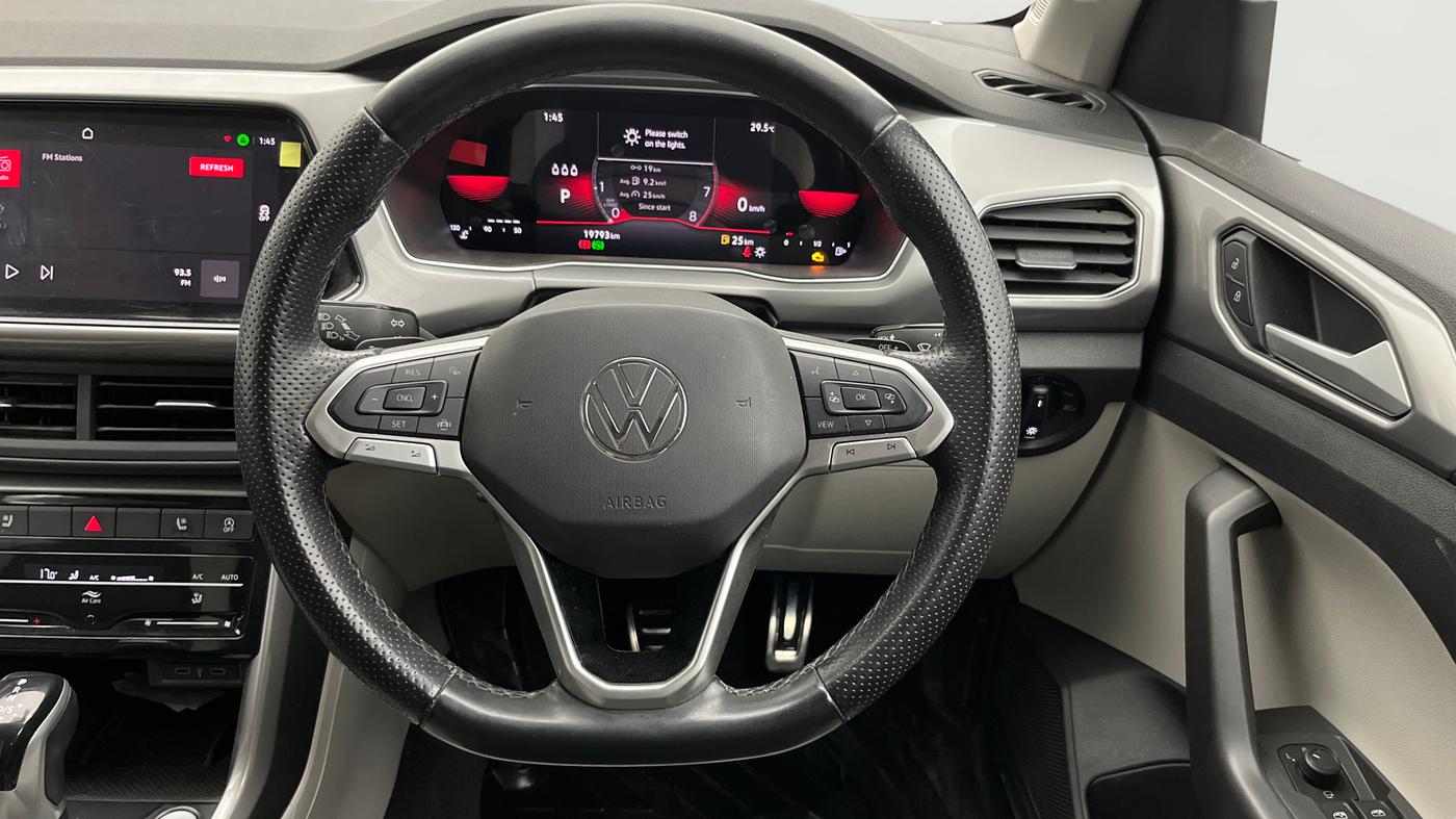 2024 Volkswagen TAIGUN GT PLUS 1.5 TSI DSG, Petrol, Automatic, 19,198 km, Steering Wheel Close Up