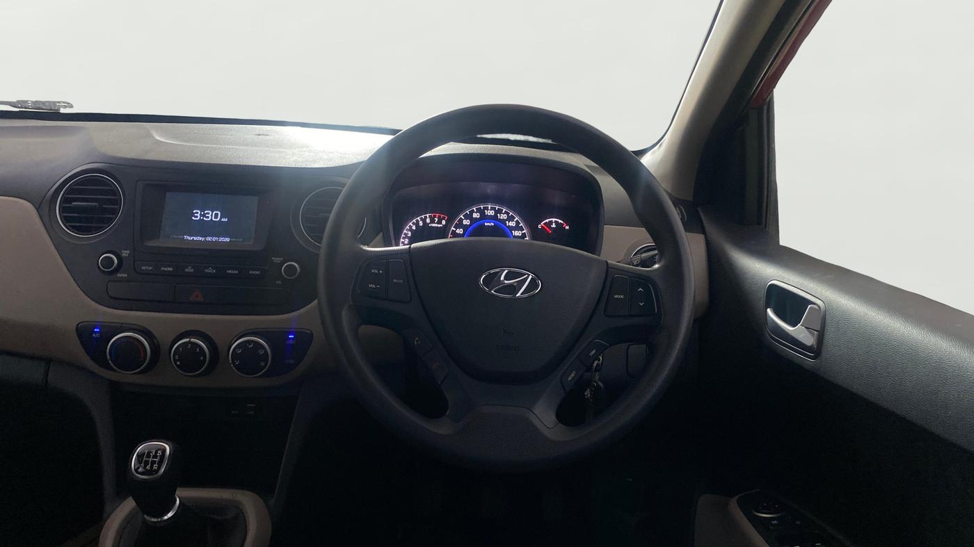 2017 Hyundai Grand i10 SPORTZ 1.2 KAPPA VTVT, Petrol, Manual, 33,231 km, Steering Wheel Close Up