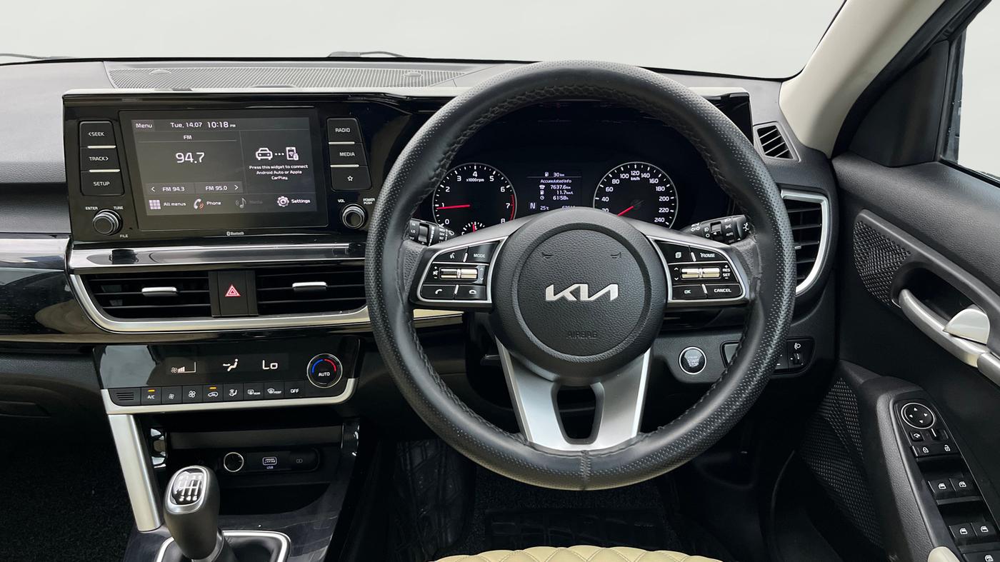 2022 KIA SELTOS HTK PLUS 1.5 IMT, Petrol, Manual, 67,614 km, Steering Wheel Close Up
