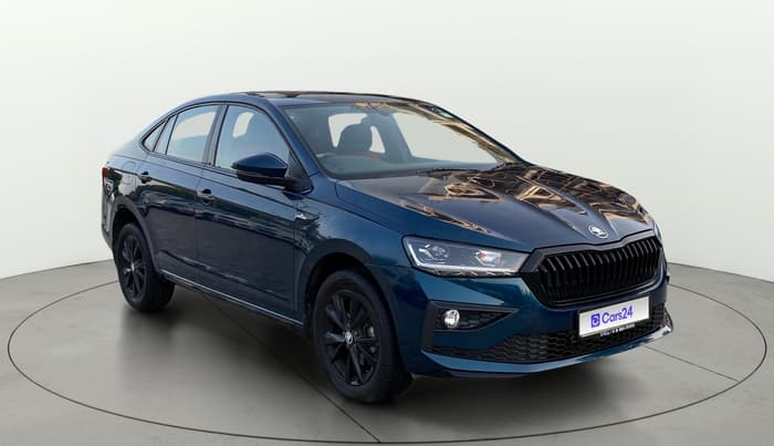 2025 Skoda SLAVIA Monte Carlo 1.0L TSI AT, Petrol, Automatic, 4,018 km, Right Front Diagonal