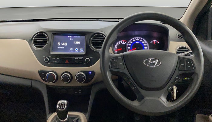 2018 Hyundai Grand i10 SPORTZ 1.2 KAPPA VTVT, CNG, Manual, 35,647 km, Steering Wheel Close Up