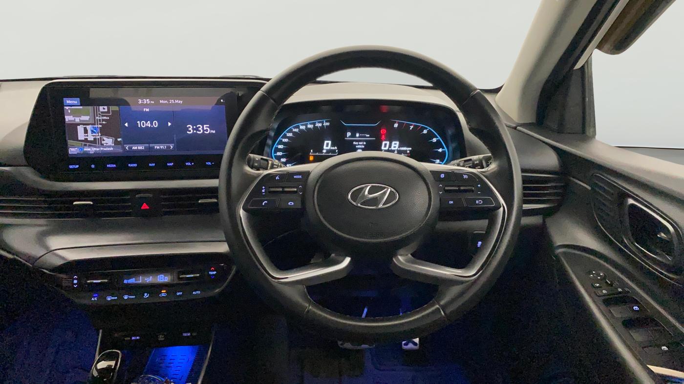 2021 Hyundai NEW I20 ASTA (O) 1.0 TURBO GDI DCT, Petrol, Automatic, 42,408 km, Steering Wheel Close Up