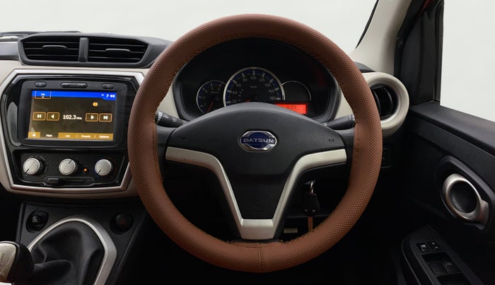 2019 Datsun Go Plus T(O), Petrol, Manual, 28,962 km, Steering Wheel Close Up