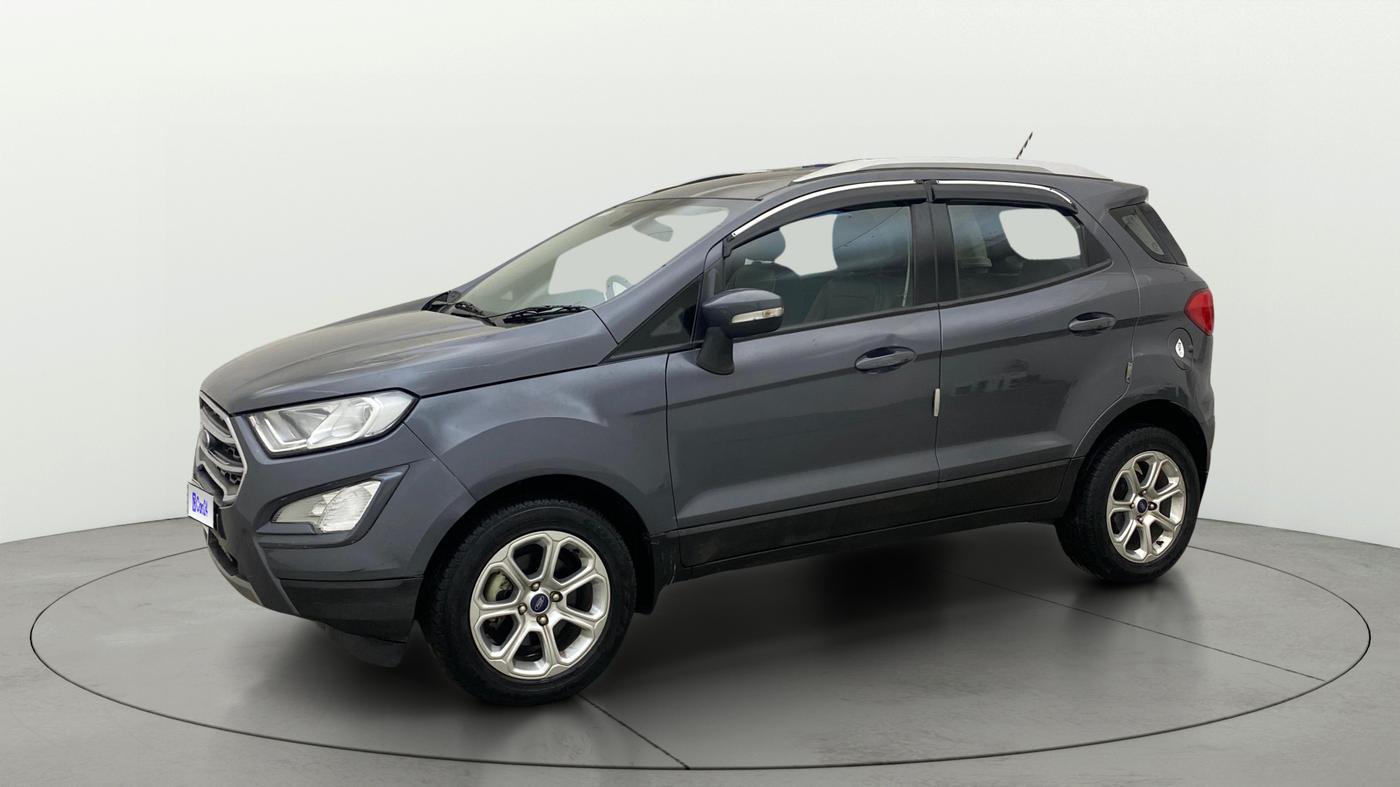 2019 Ford Ecosport TITANIUM + 1.5L PETROL AT, Petrol, Automatic, 55,469 km, Left Front Diagonal