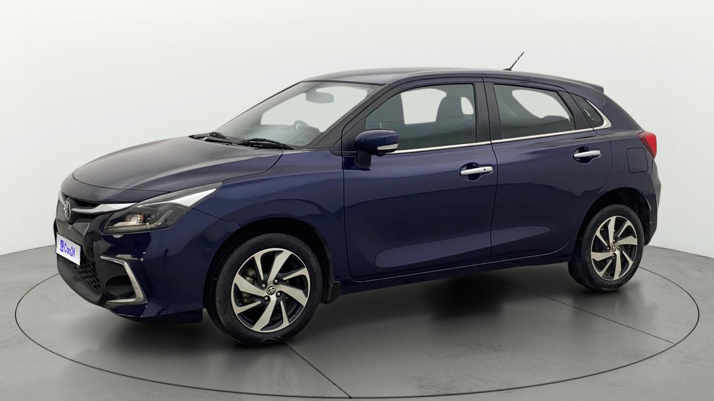 2022 Toyota Glanza V, Petrol, Manual, 48,063 km, Left Front Diagonal