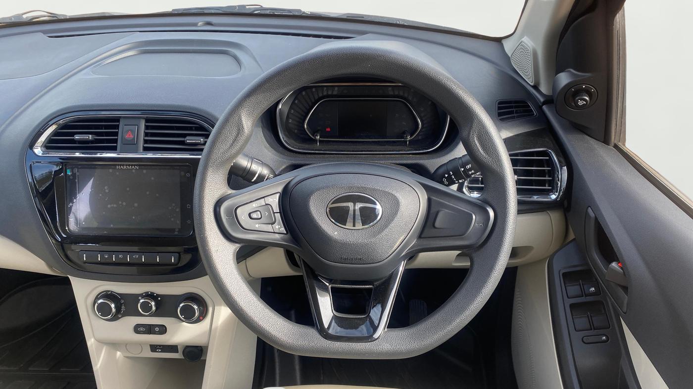 2024 Tata TIGOR XZ PETROL, Petrol, Manual, 7,311 km, Steering Wheel Close Up
