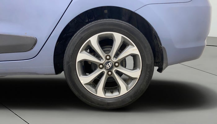 2015 Hyundai Xcent SX AT 1.2 (O), Petrol, Automatic, 83,775 km, Left Rear Wheel