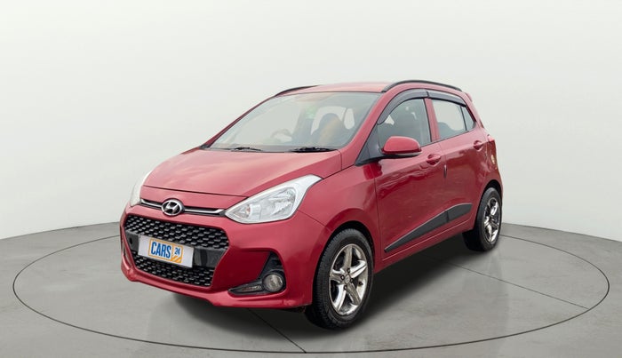 2018 Hyundai Grand i10 SPORTZ 1.2 KAPPA VTVT, Petrol, Manual, 48,054 km, Left Front Diagonal