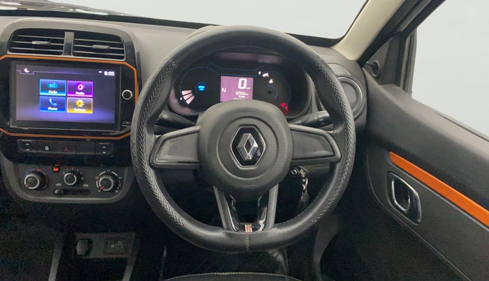 2021 Renault Kwid CLIMBER 1.0 AMT (O), Petrol, Automatic, 32,956 km, Steering Wheel Close Up