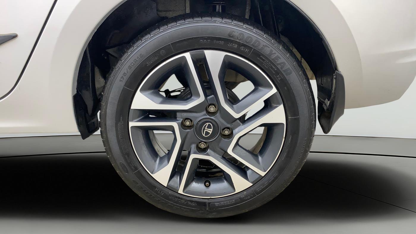 2021 Tata TIGOR XZA PLUS PETROL, Petrol, Automatic, 7,379 km, Left Rear Wheel