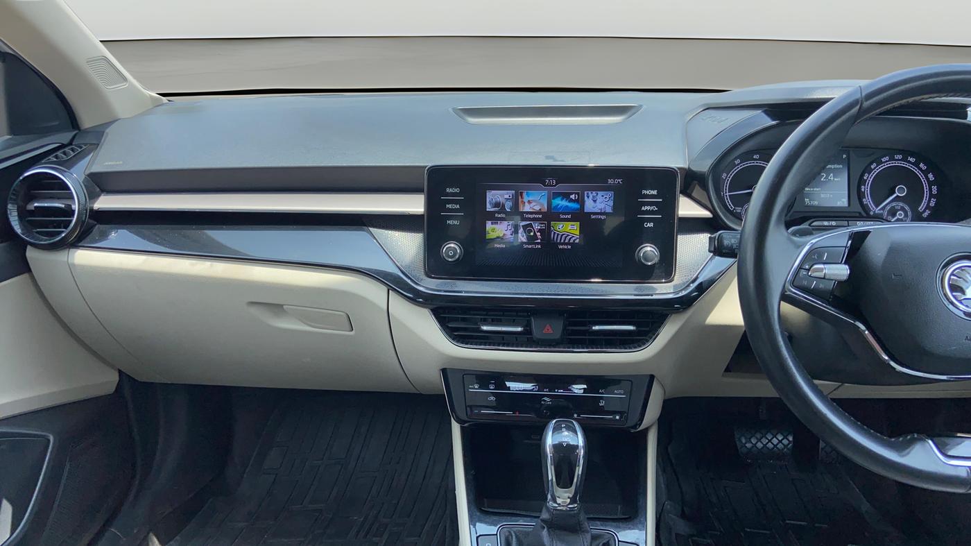 2023 Skoda SLAVIA AMBITION 1.0L TSI AT, Petrol, Automatic, 75,687 km, Air Conditioner