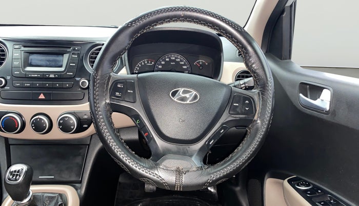 2014 Hyundai Xcent S 1.2, Petrol, Manual, 1,01,468 km, Steering Wheel Close Up