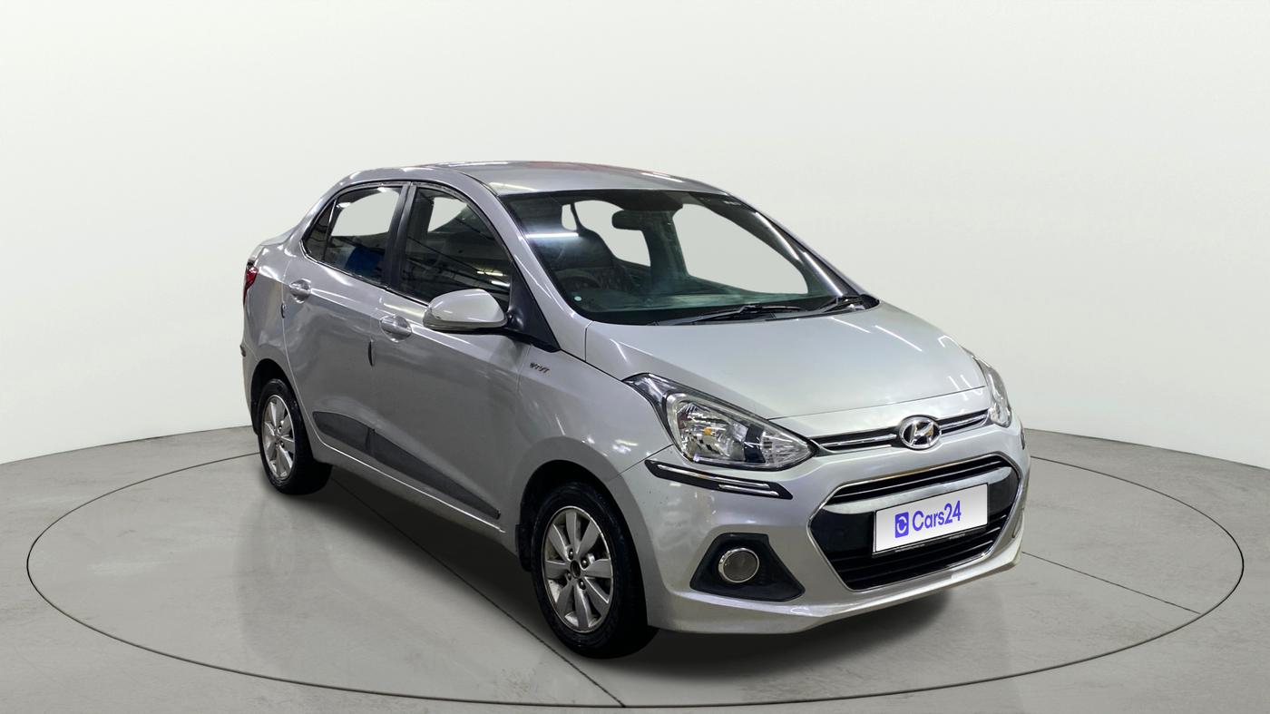 2016 Hyundai Xcent SX 1.2, CNG, Manual, 1,04,735 km, Right Front Diagonal