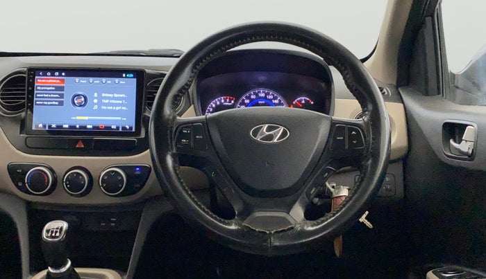 2015 Hyundai Grand i10 SPORTZ 1.2 KAPPA VTVT, Petrol, Manual, 70,966 km, Steering Wheel Close Up