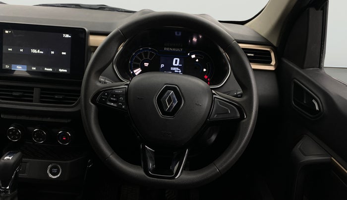 2022 Renault Kiger RXT (O) AMT DUAL TONE, Petrol, Automatic, 55,801 km, Steering Wheel Close Up