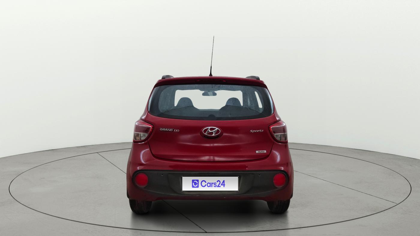 2017 Hyundai Grand i10 SPORTZ (O) AT 1.2 KAPPA VTVT, Petrol, Automatic, 69,502 km, Back/Rear