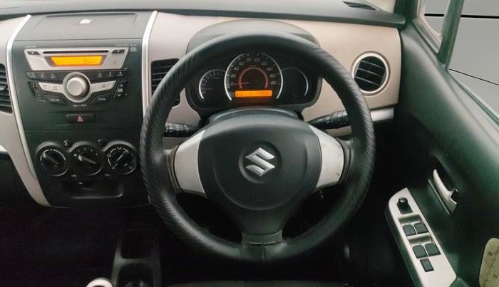 2013 Maruti Wagon R 1.0 VXI, Petrol, Manual, 53,988 km, Steering Wheel Close Up