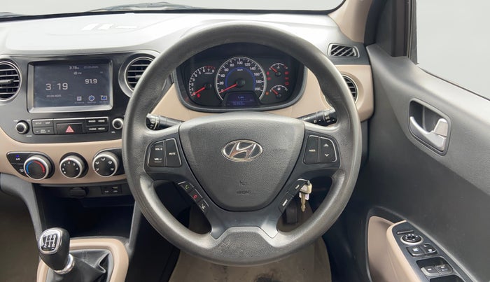 2017 Hyundai Grand i10 SPORTZ (O) 1.2 KAPPA VTVT, Petrol, Manual, 76,949 km, Steering Wheel Close Up