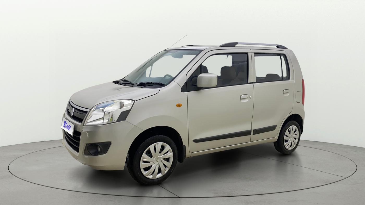 2017 Maruti Wagon R 1.0 VXI, Petrol, Manual, 72,899 km, Left Front Diagonal
