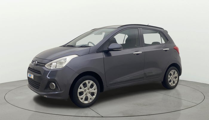 2014 Hyundai Grand i10 SPORTZ 1.2 KAPPA VTVT, Petrol, Manual, 60,381 km, Left Front Diagonal