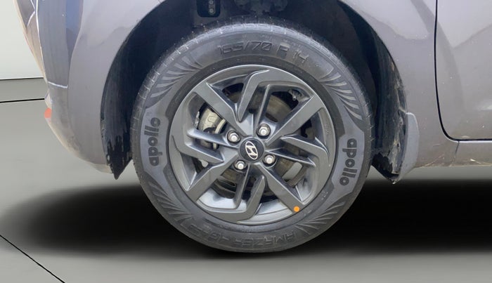 2021 Hyundai GRAND I10 NIOS SPORTZ AMT 1.2 KAPPA VTVT, Petrol, Automatic, 25,793 km, Left Front Wheel