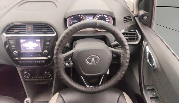 2017 Tata TIGOR XZ (O) PETROL, Petrol, Manual, 50,276 km, Steering Wheel Close Up