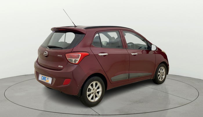 2015 Hyundai Grand i10 ASTA AT 1.2 KAPPA VTVT, Petrol, Automatic, 45,488 km, Right Back Diagonal