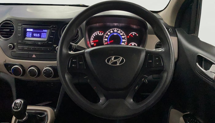 2016 Hyundai Grand i10 SPORTZ 1.2 KAPPA VTVT, Petrol, Manual, 40,629 km, Steering Wheel Close Up