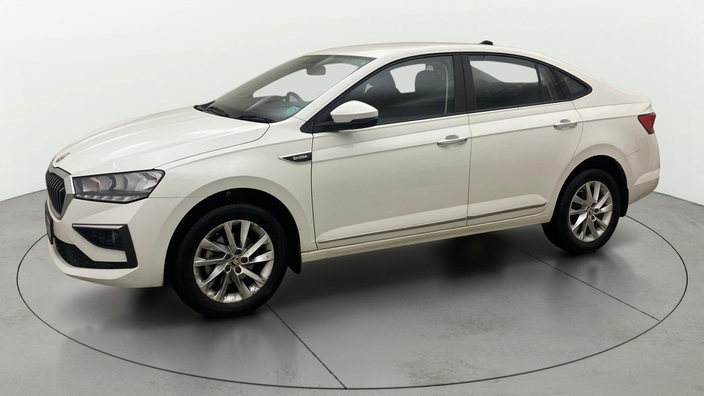 2023 Skoda SLAVIA AMBITION 1.0L TSI AT, Petrol, Automatic, 11,850 km, Left Front Diagonal